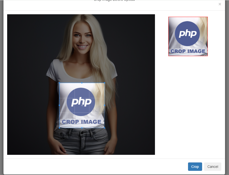 PHP Crop Image